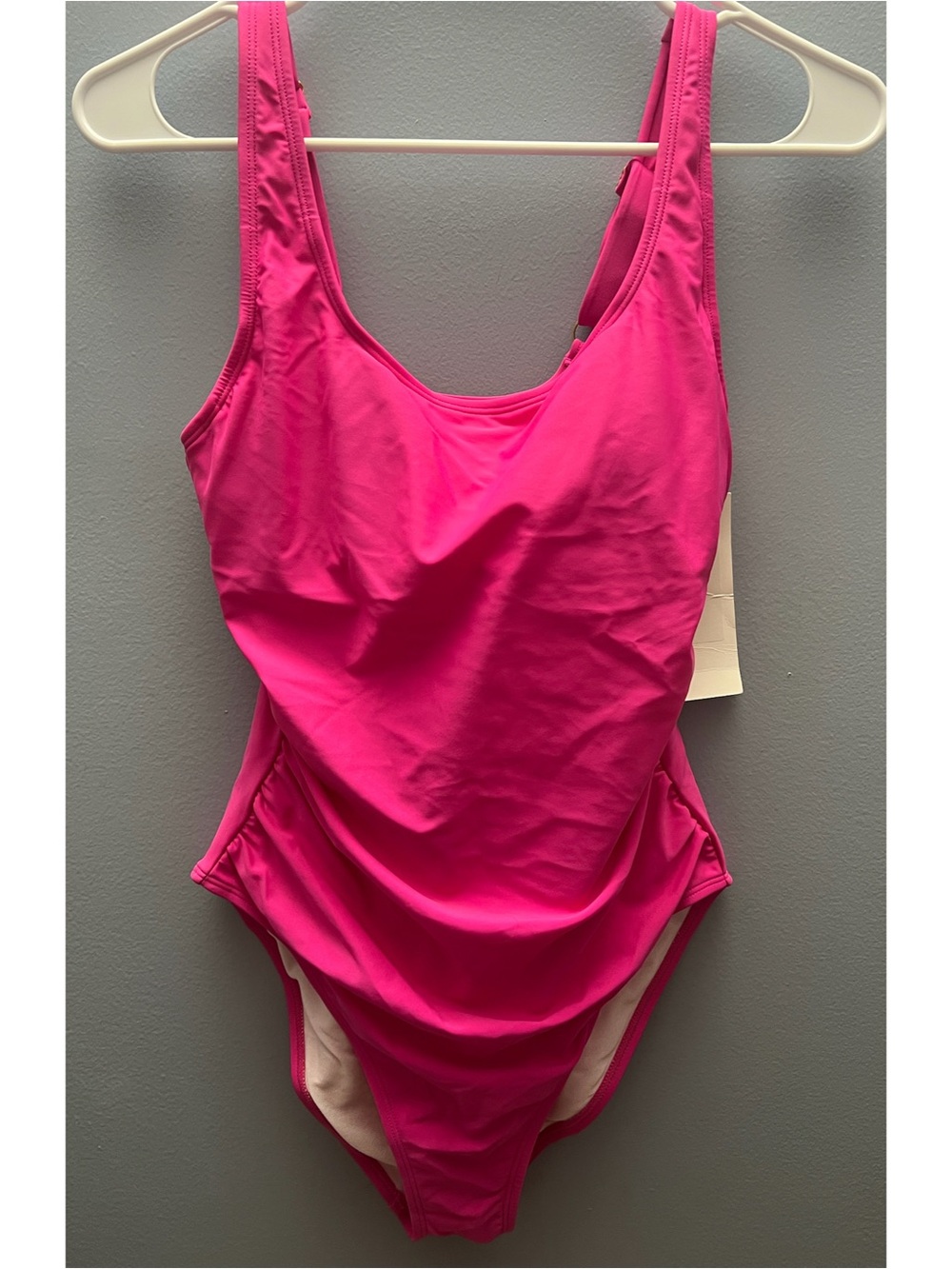 Everyday Scoop One-Piece Swimsuit — Bright Pink